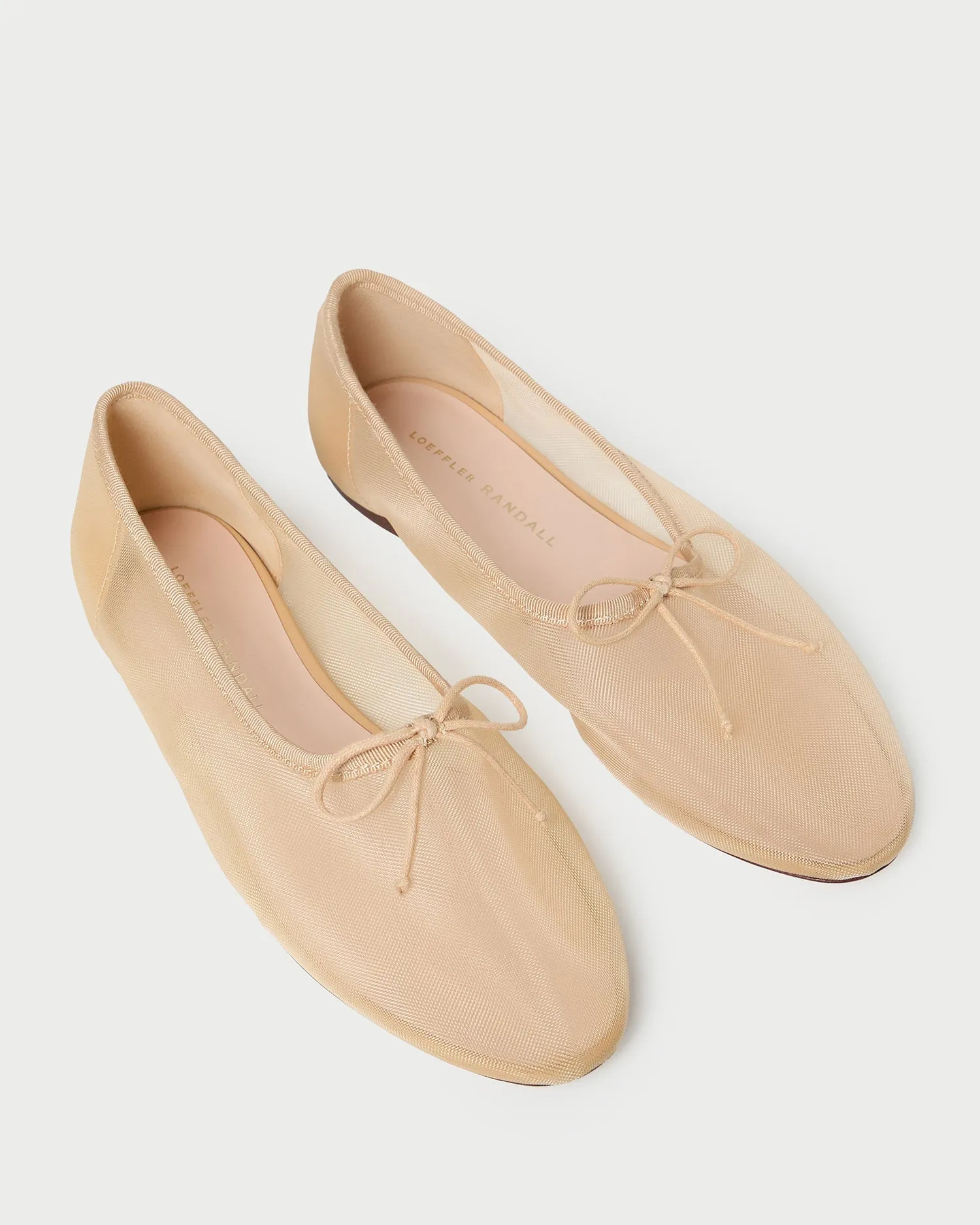 Landon Caramel Mesh Ballet Flat