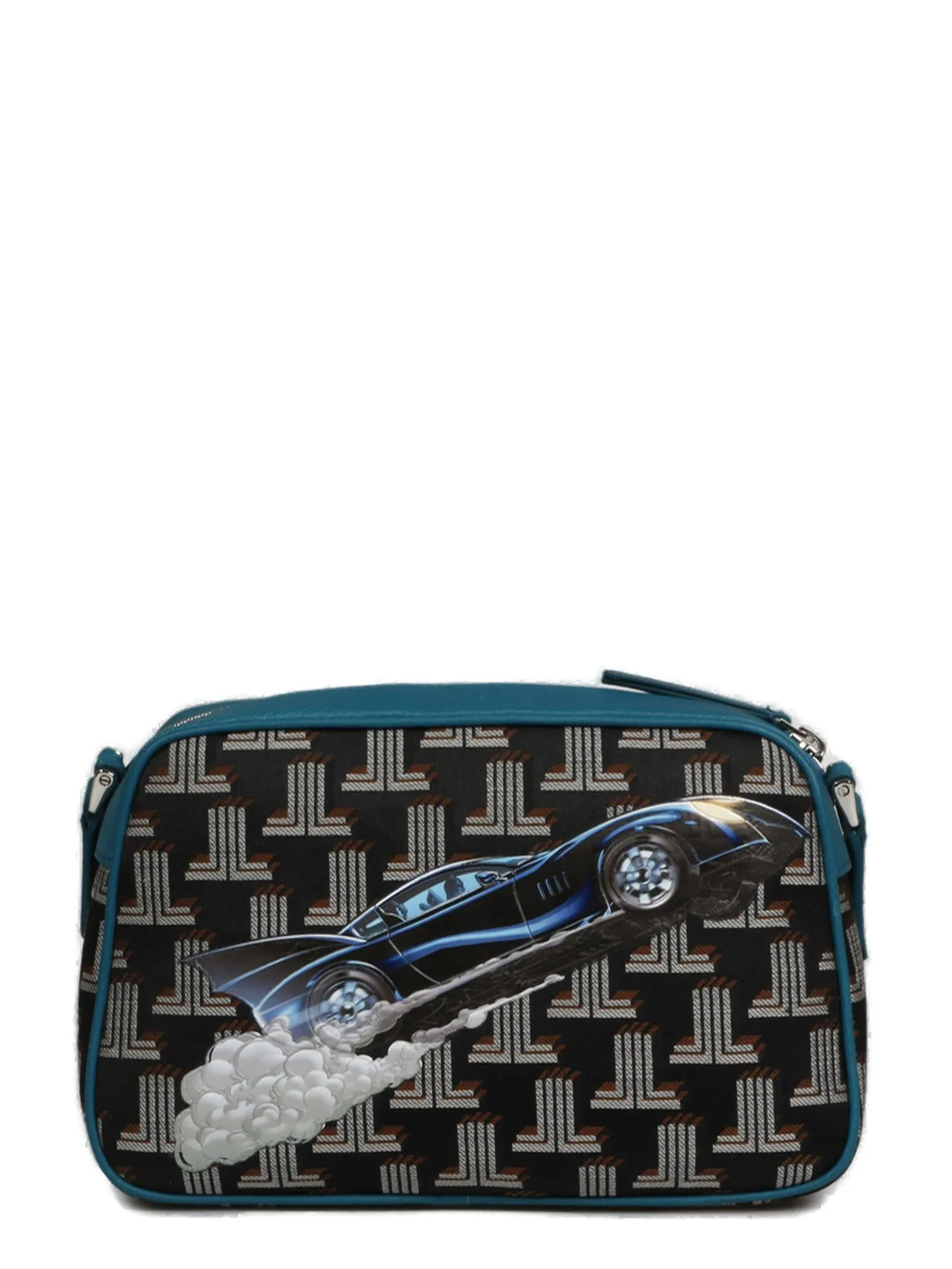 Lanvin Monogram Panlled Shoulder Bag