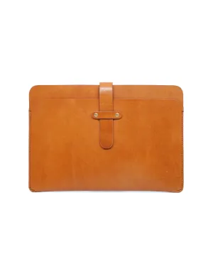 Leather Tablet Sleeve (Tan Bell Belly)
