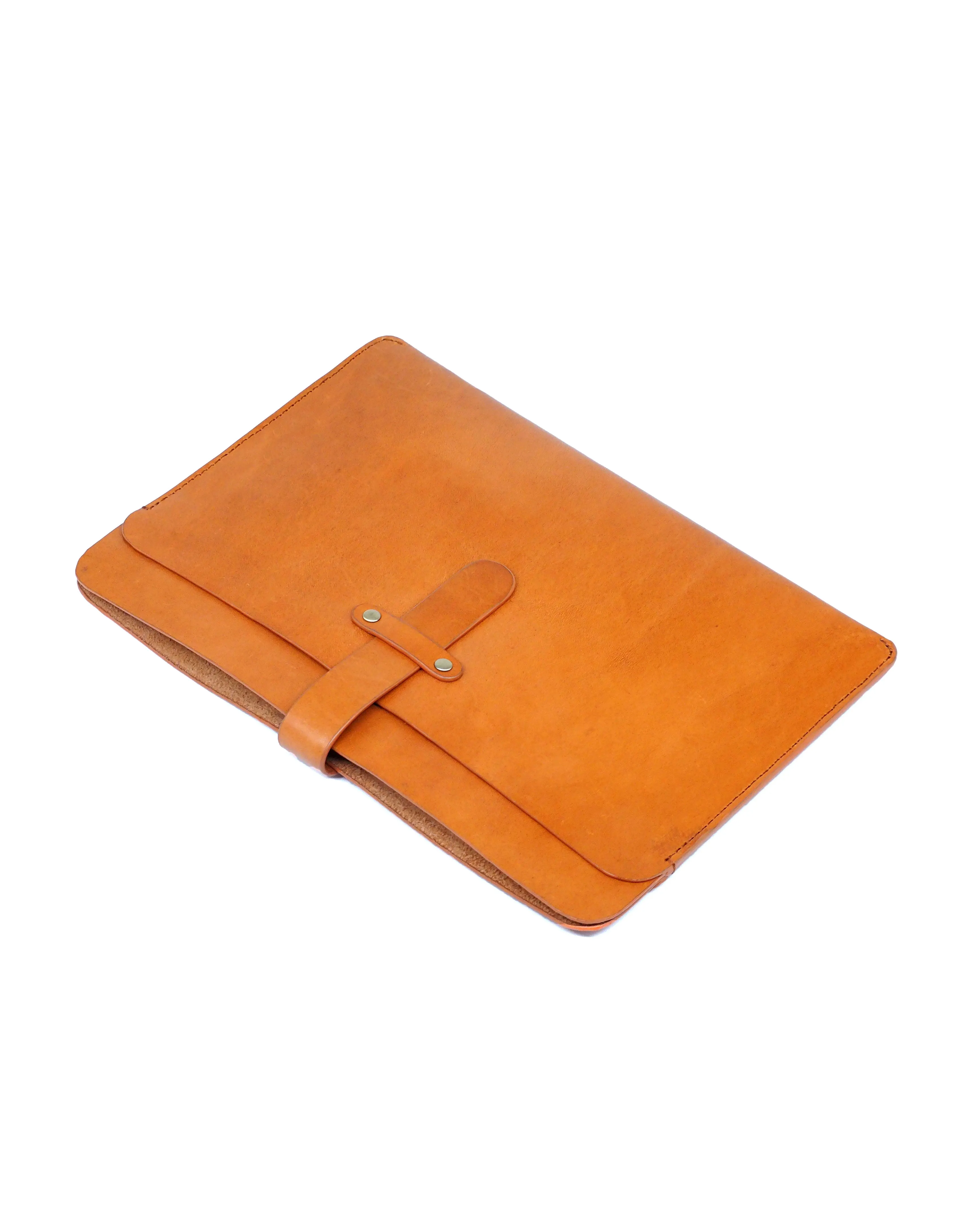 Leather Tablet Sleeve (Tan Bell Belly)