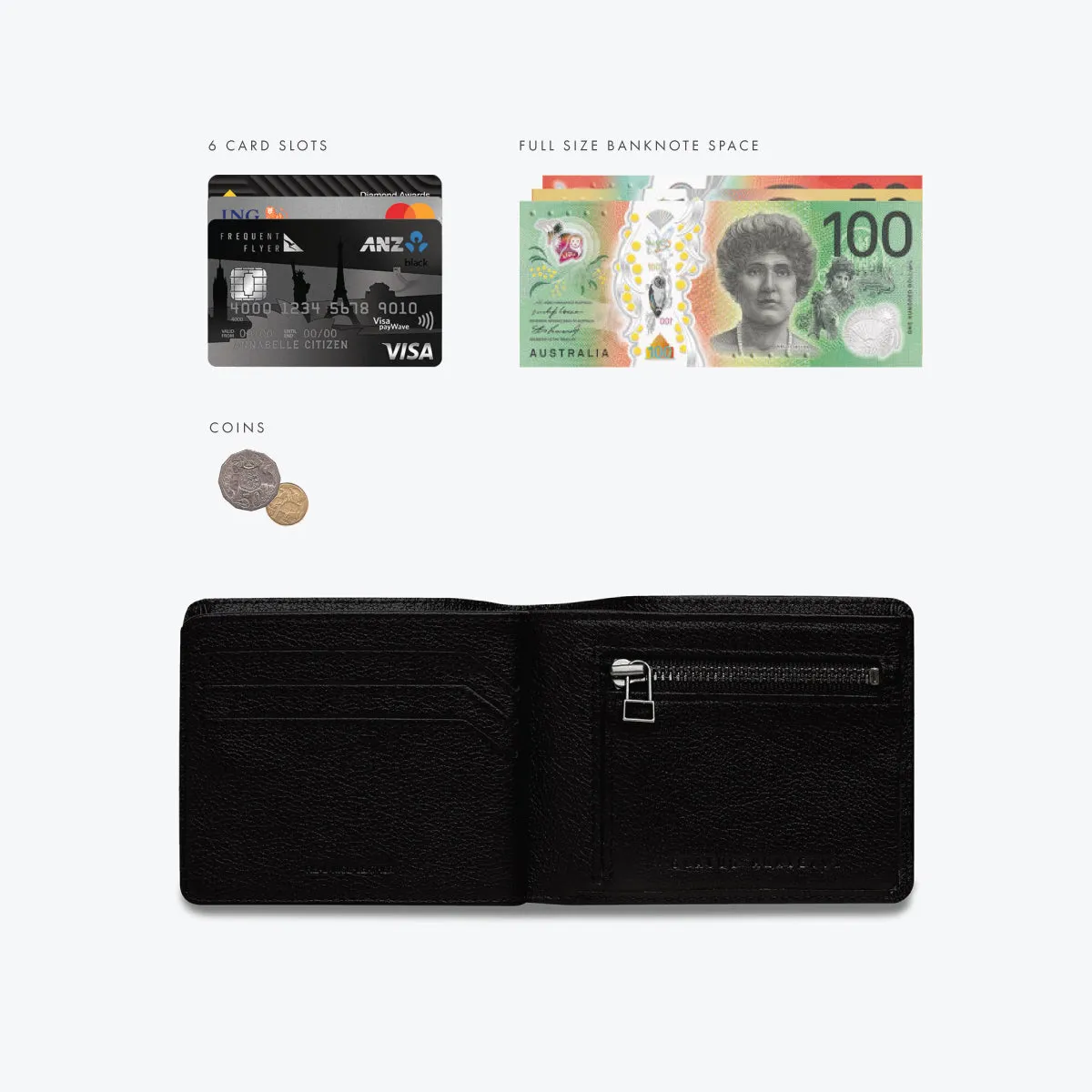 Leonard Wallet - Black