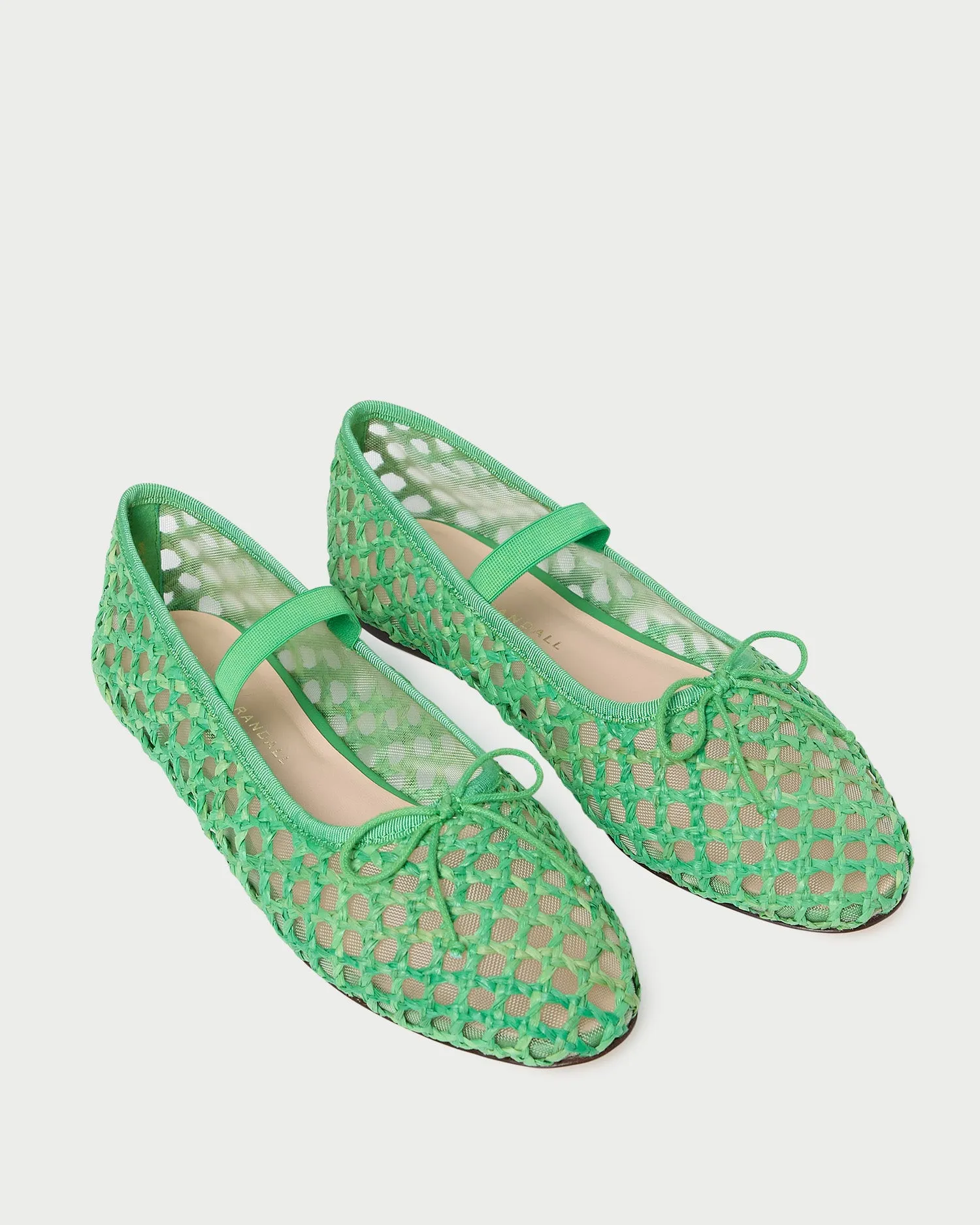 Leonie Green Crochet Ballet Flat