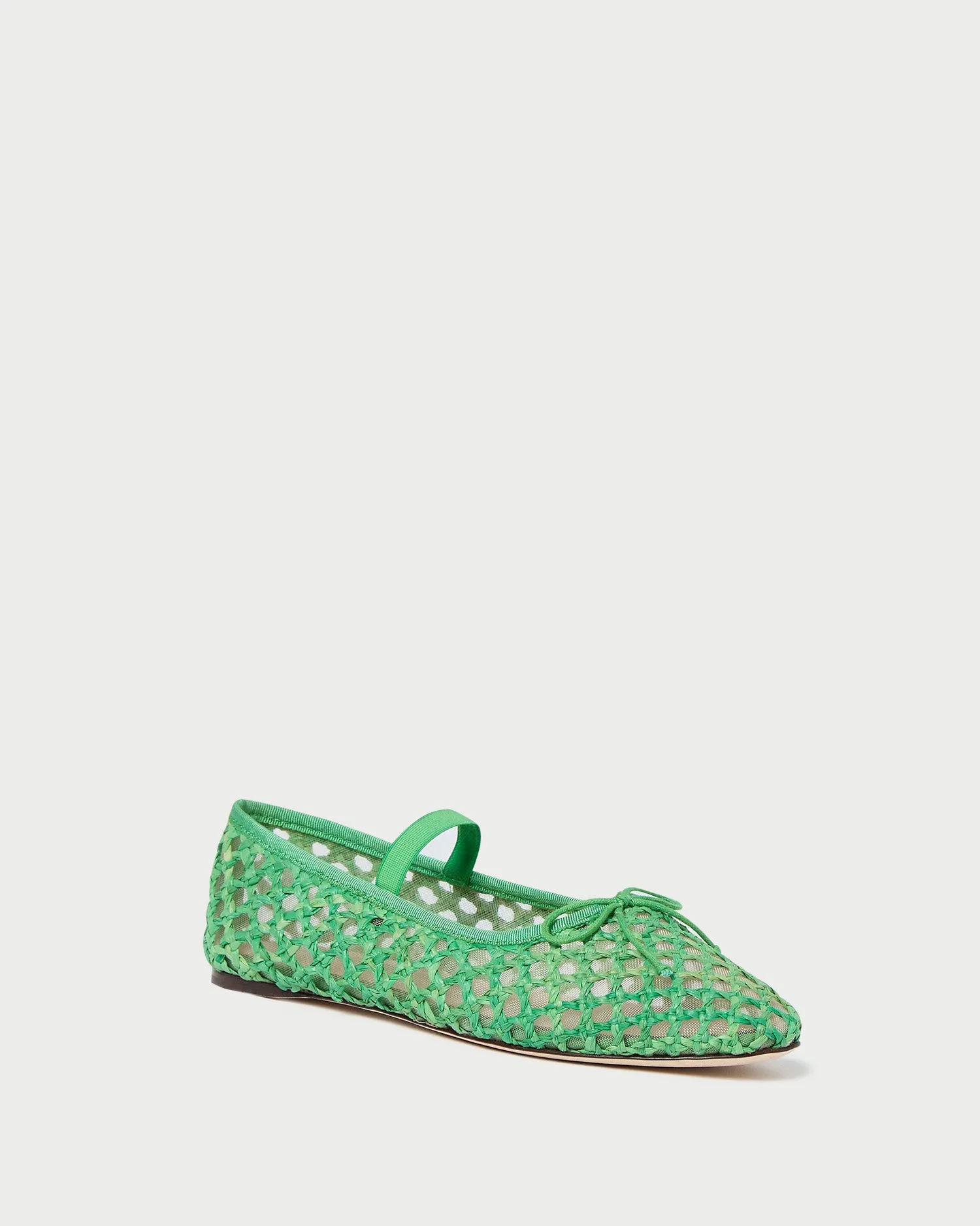 Leonie Green Crochet Ballet Flat