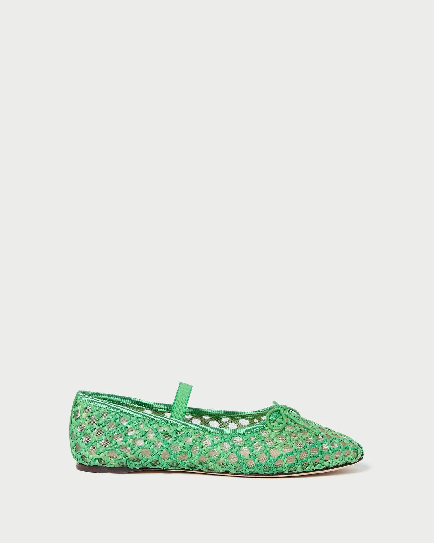 Leonie Green Crochet Ballet Flat