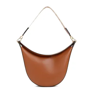 Loewe Luna Logo Embroidered Shoulder Bag
