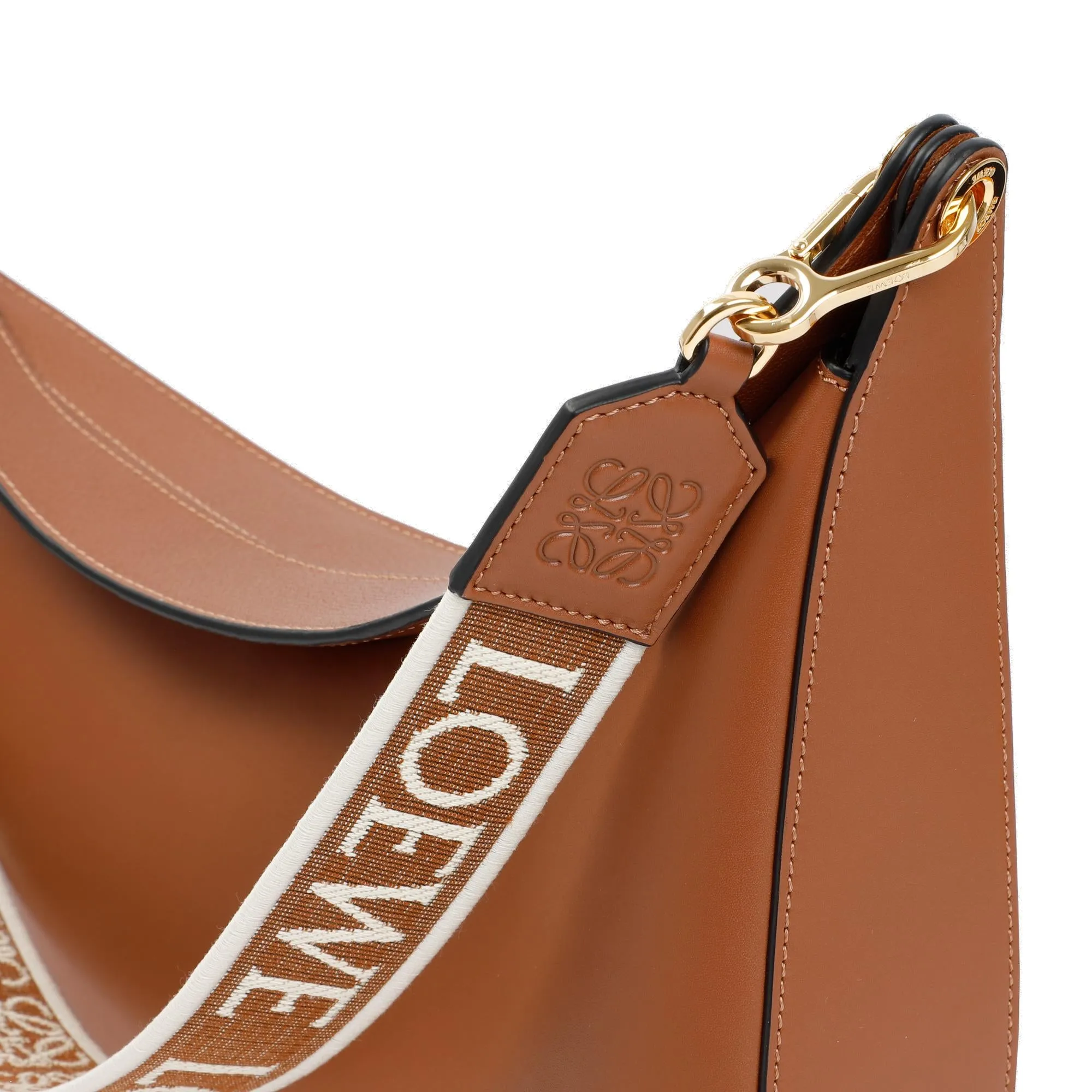 Loewe Luna Logo Embroidered Shoulder Bag