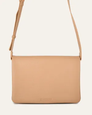 LUISA CROSSBODY BAG CASHEW LEATHER