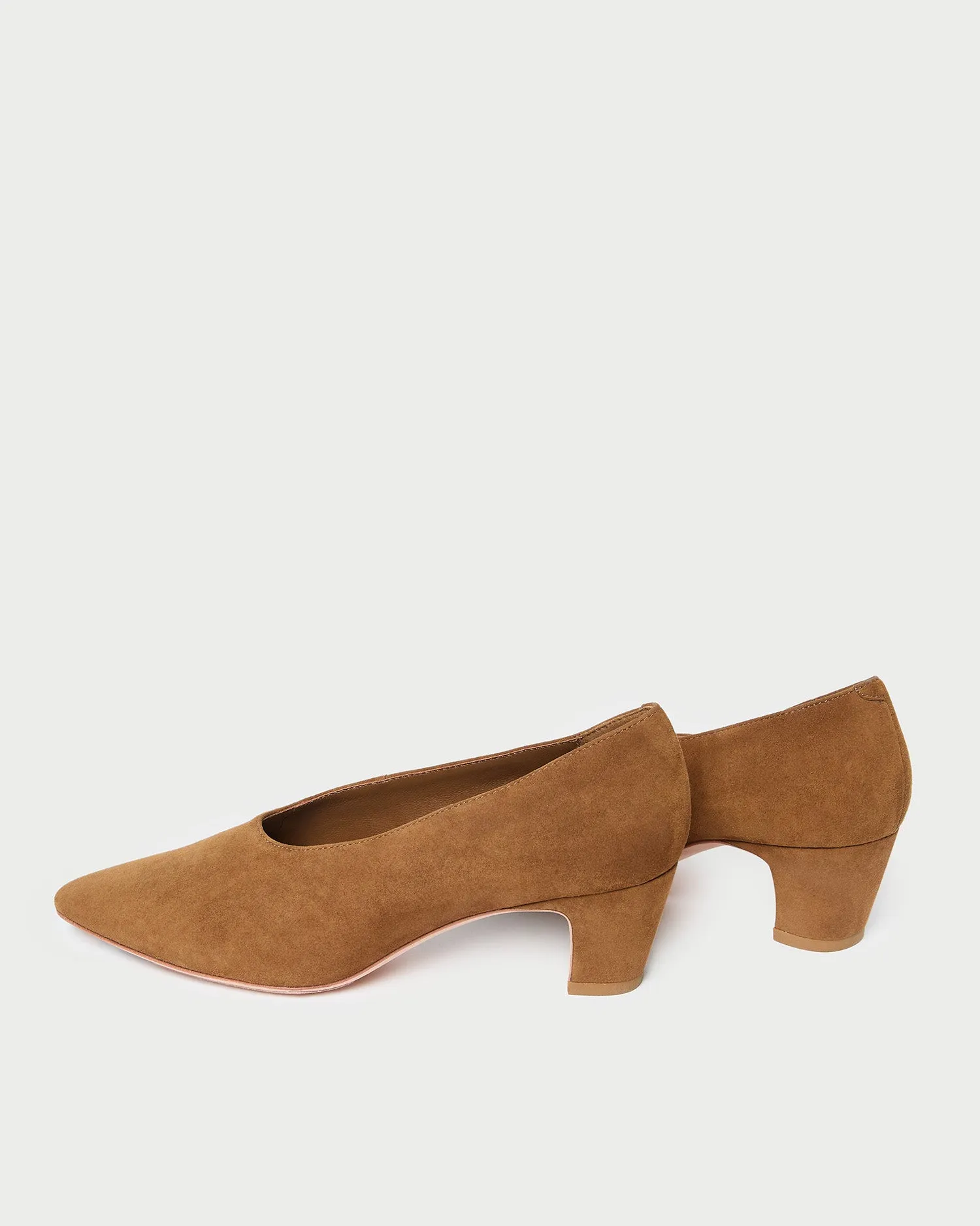 Maeve Cacao Suede Low Pump