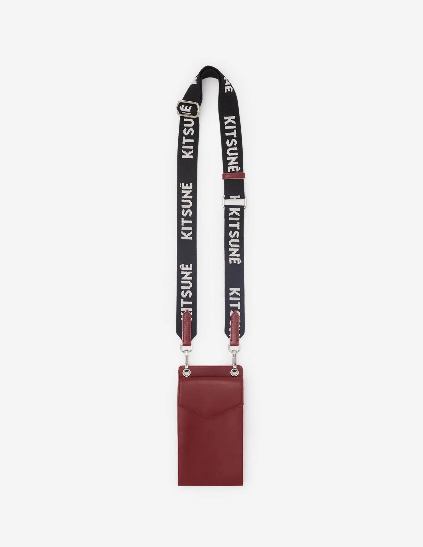 MAISON KITSUNÉ NECK POUCH WINE LEES