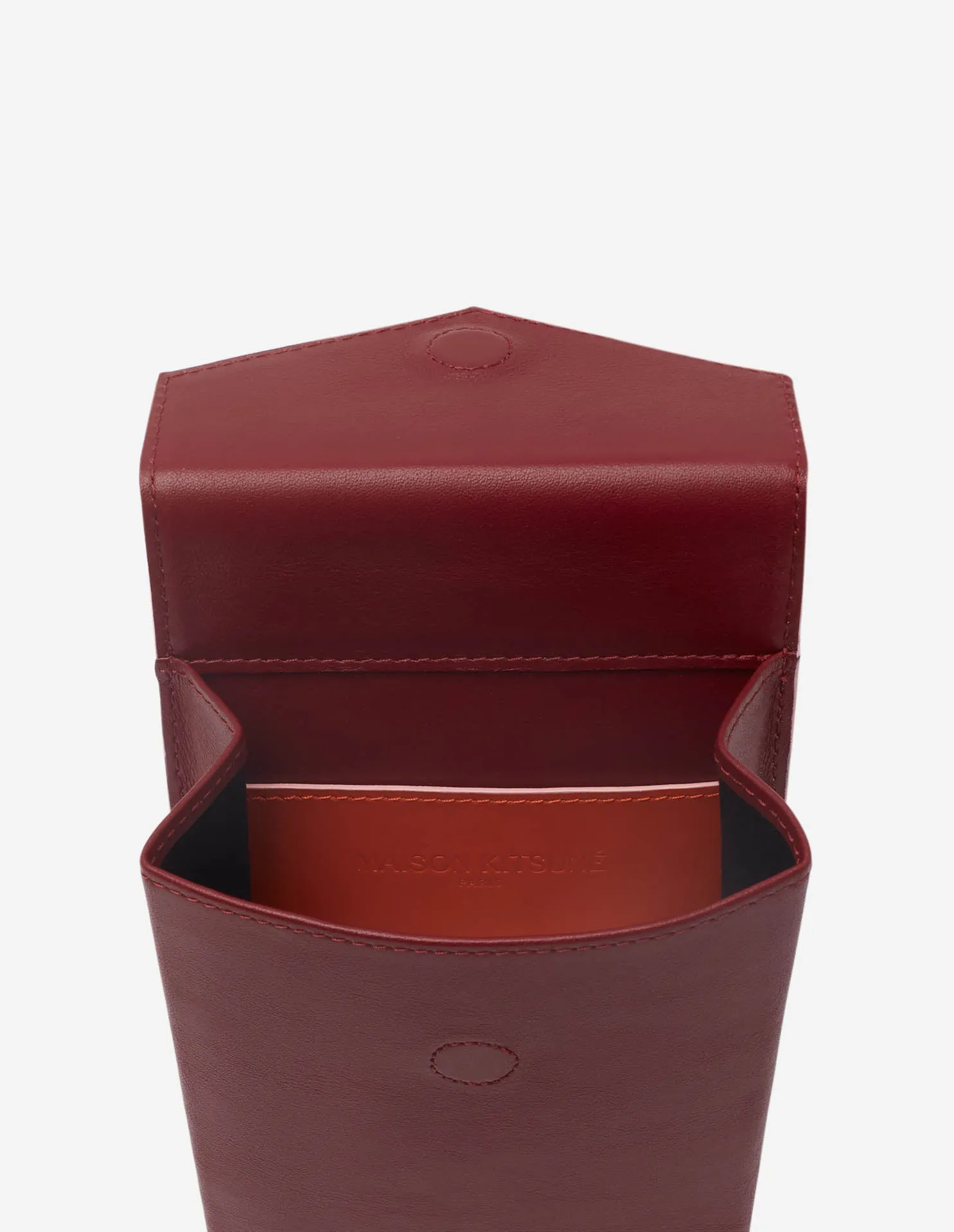 MAISON KITSUNÉ NECK POUCH WINE LEES
