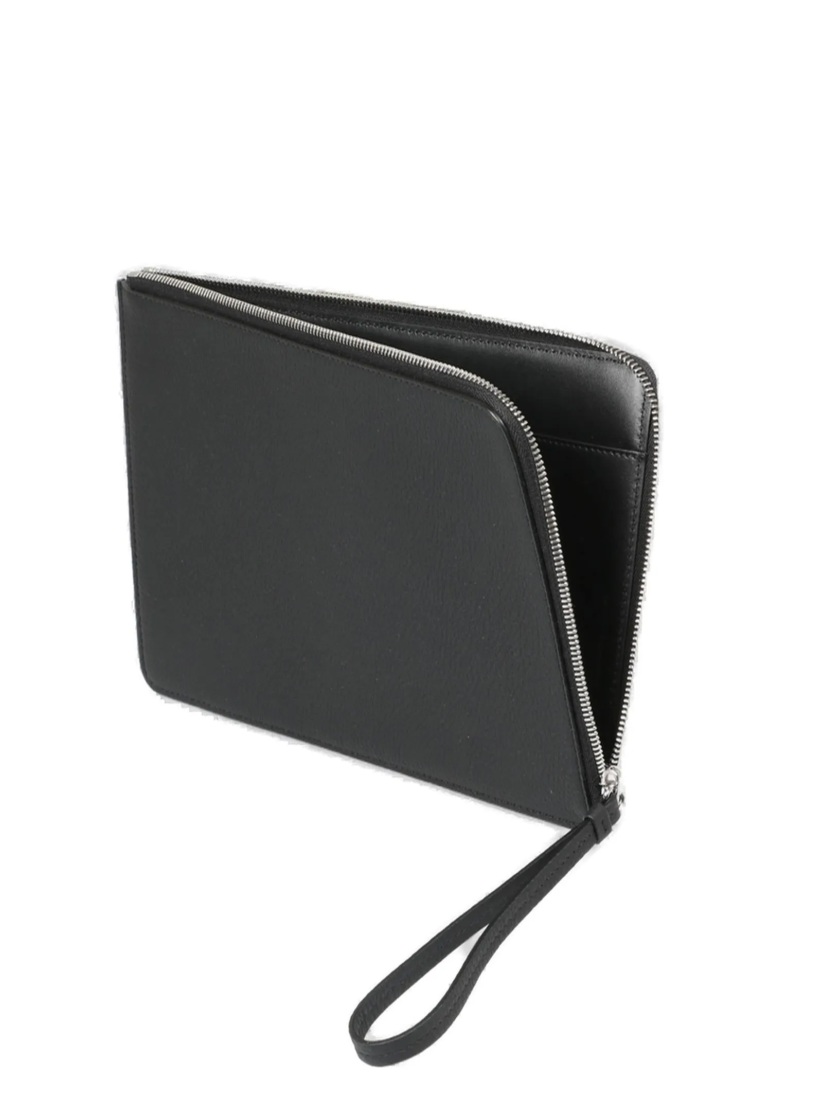 Maison Margiela Stitch-Detailed Zipped Clutch Bag