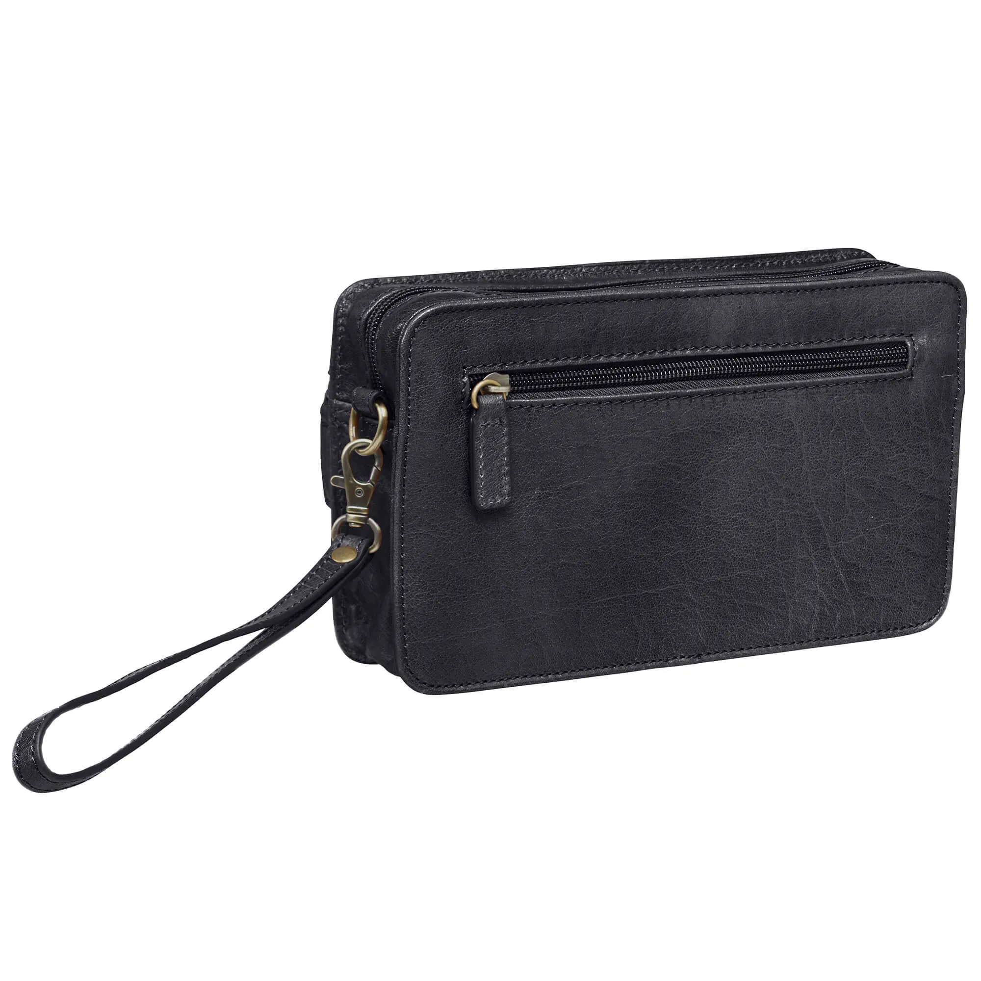 Mancini Arizona Unisex Leather Shoulder Travel Bag
