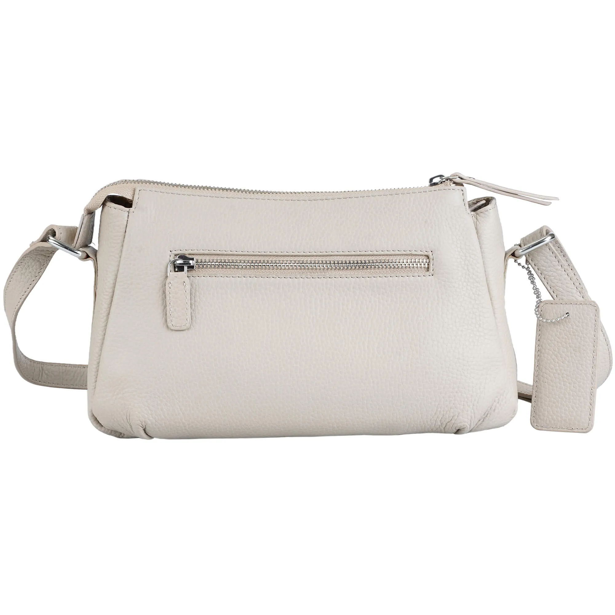Mancini Pebbled Charlize Leather Crossbody Bag