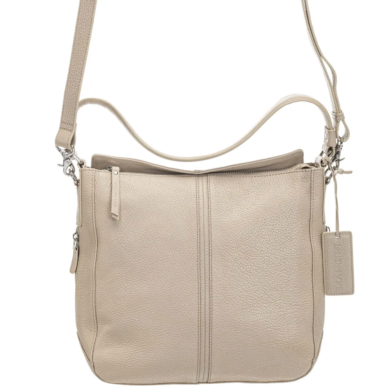 Mancini Pebbled Kate Crossbody bag