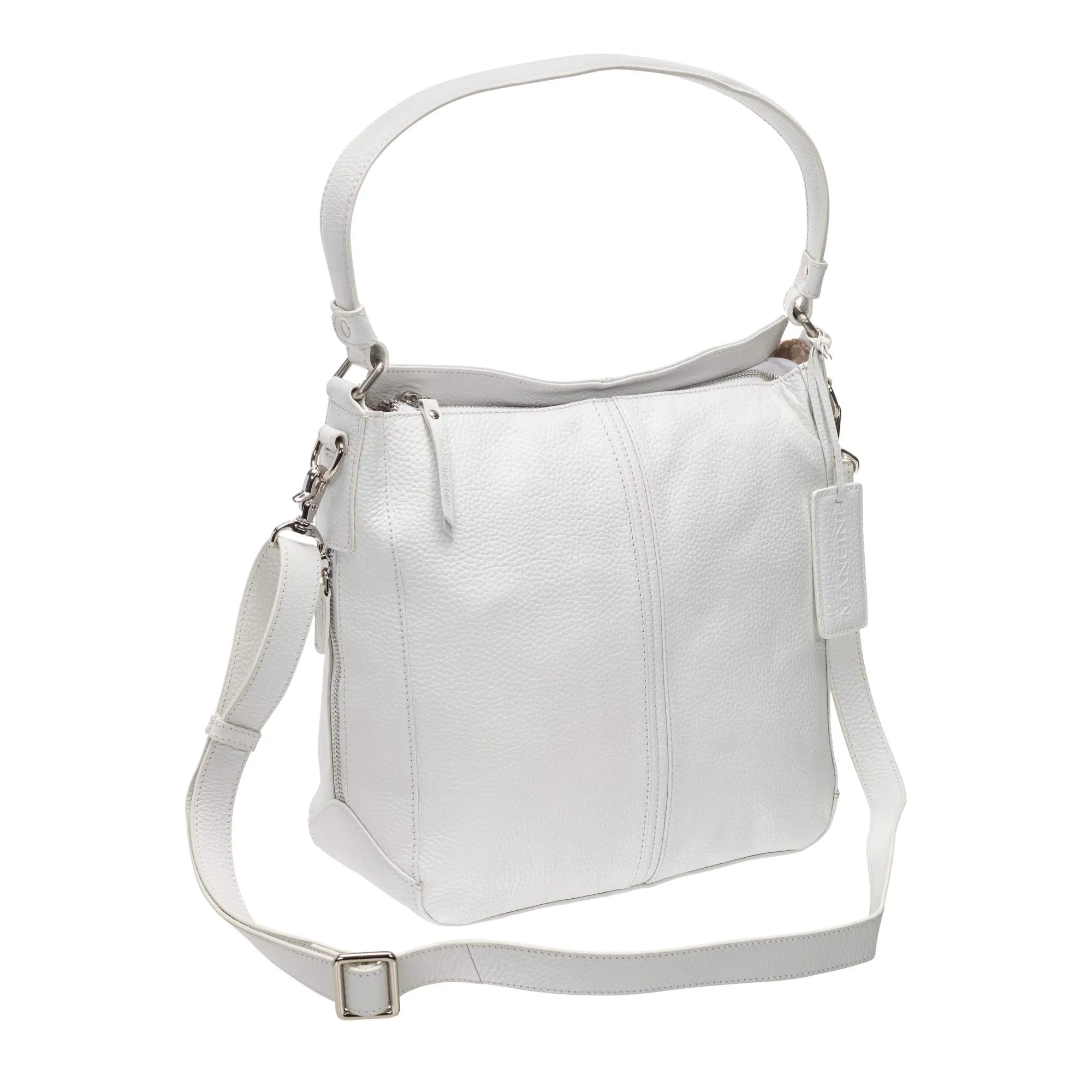 Mancini Pebbled Kate Crossbody bag