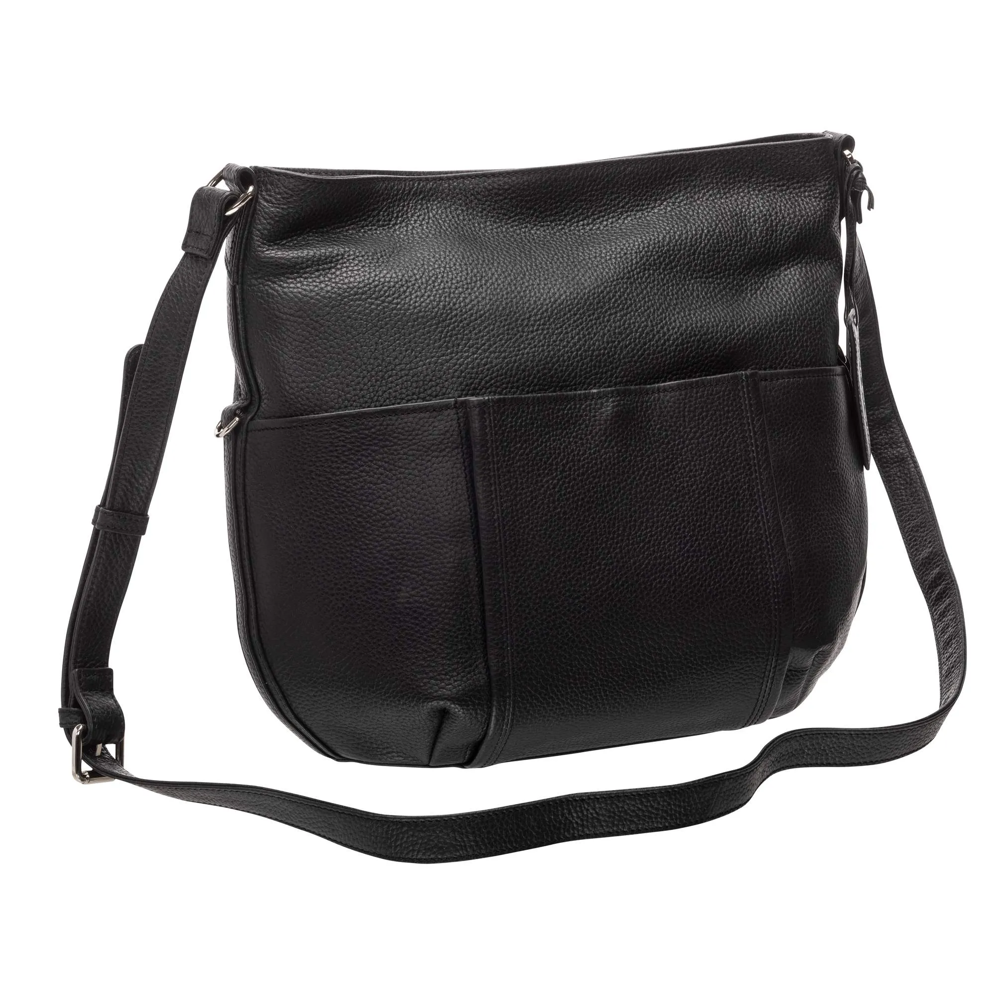 Mancini Pebbled Katherine Shoulder Bag
