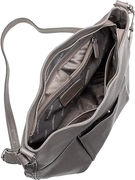 Mancini Pebbled Katherine Shoulder Bag