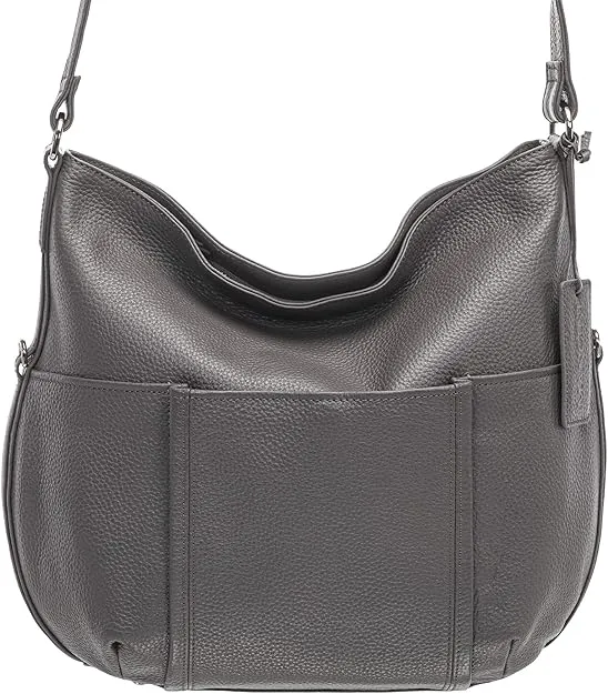 Mancini Pebbled Katherine Shoulder Bag