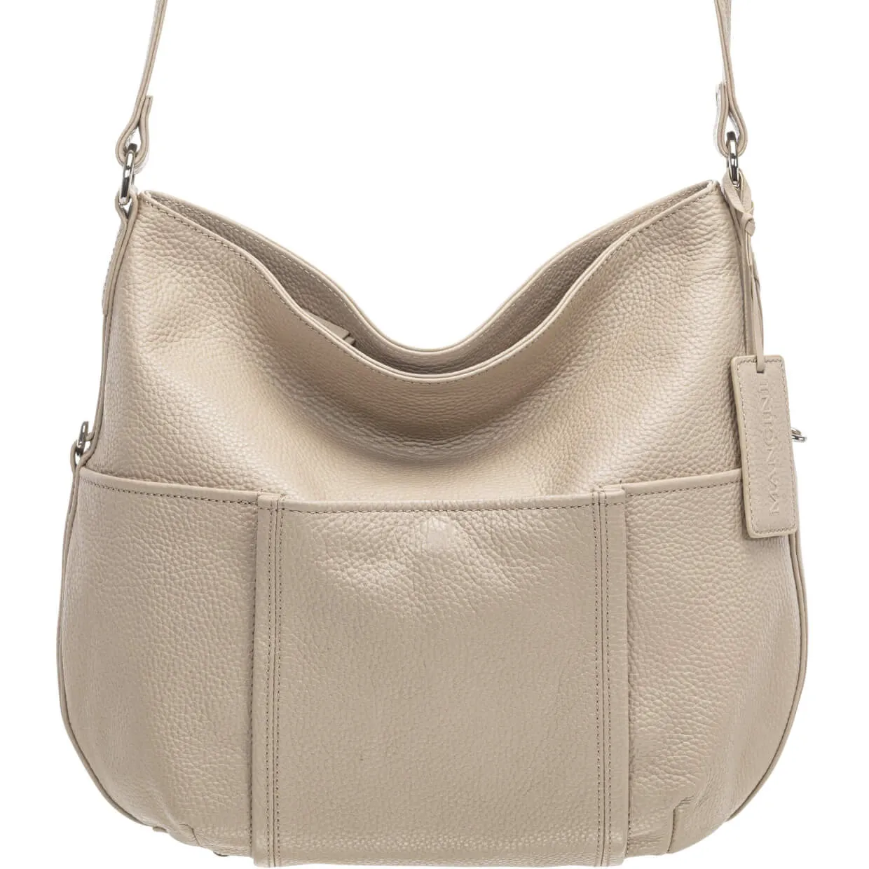 Mancini Pebbled Katherine Shoulder Bag
