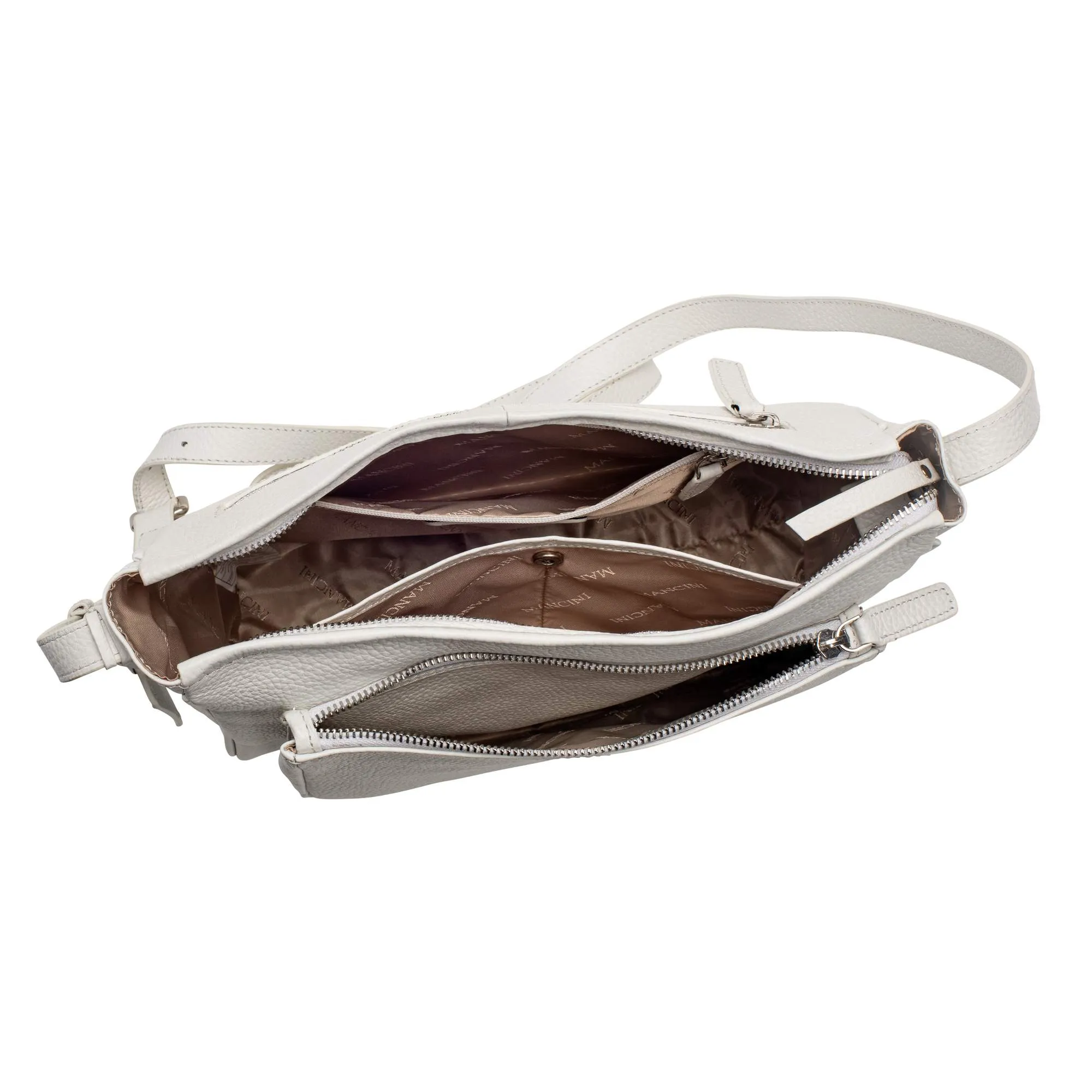 Mancini Pebbled Michelle Crossbody bag