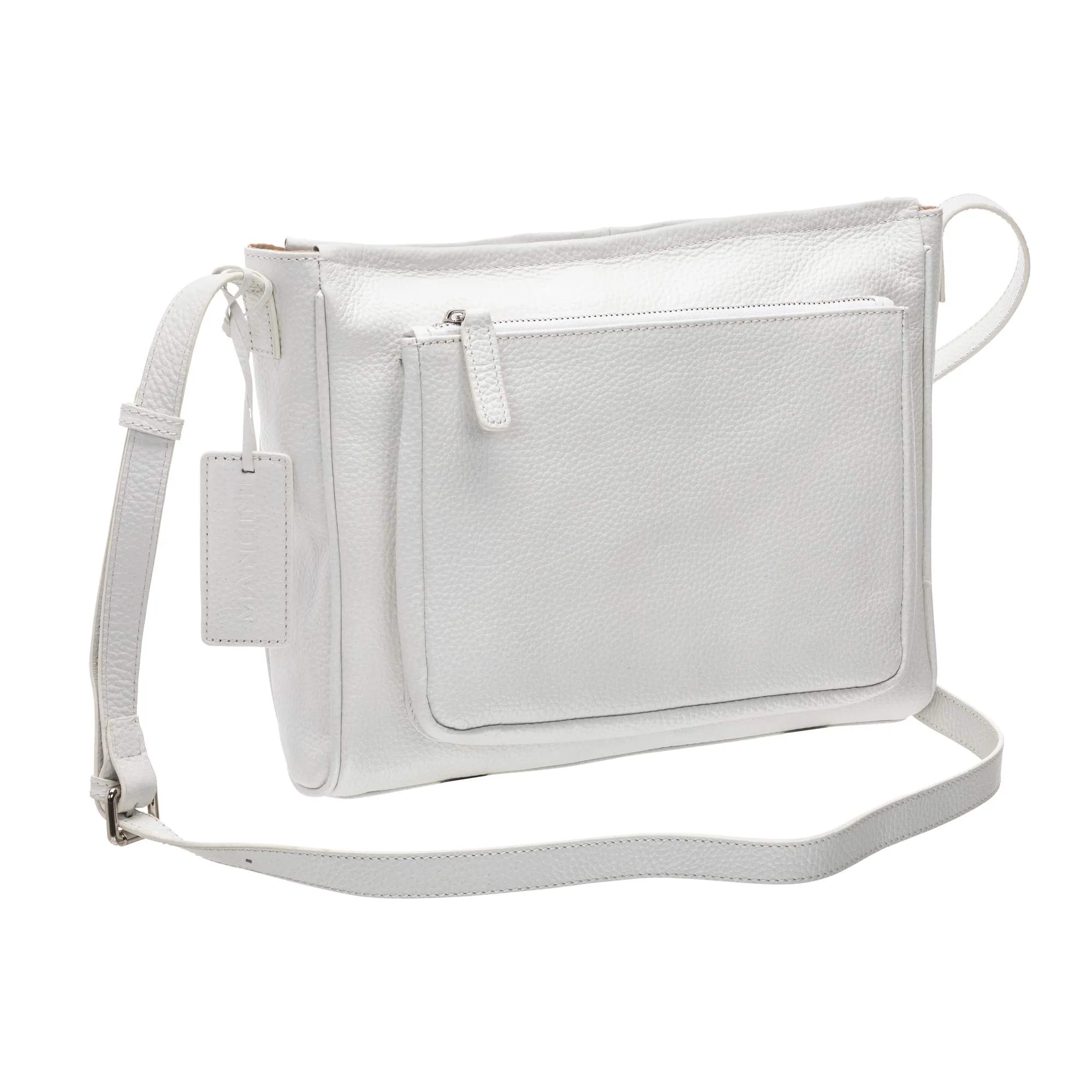 Mancini Pebbled Michelle Crossbody bag