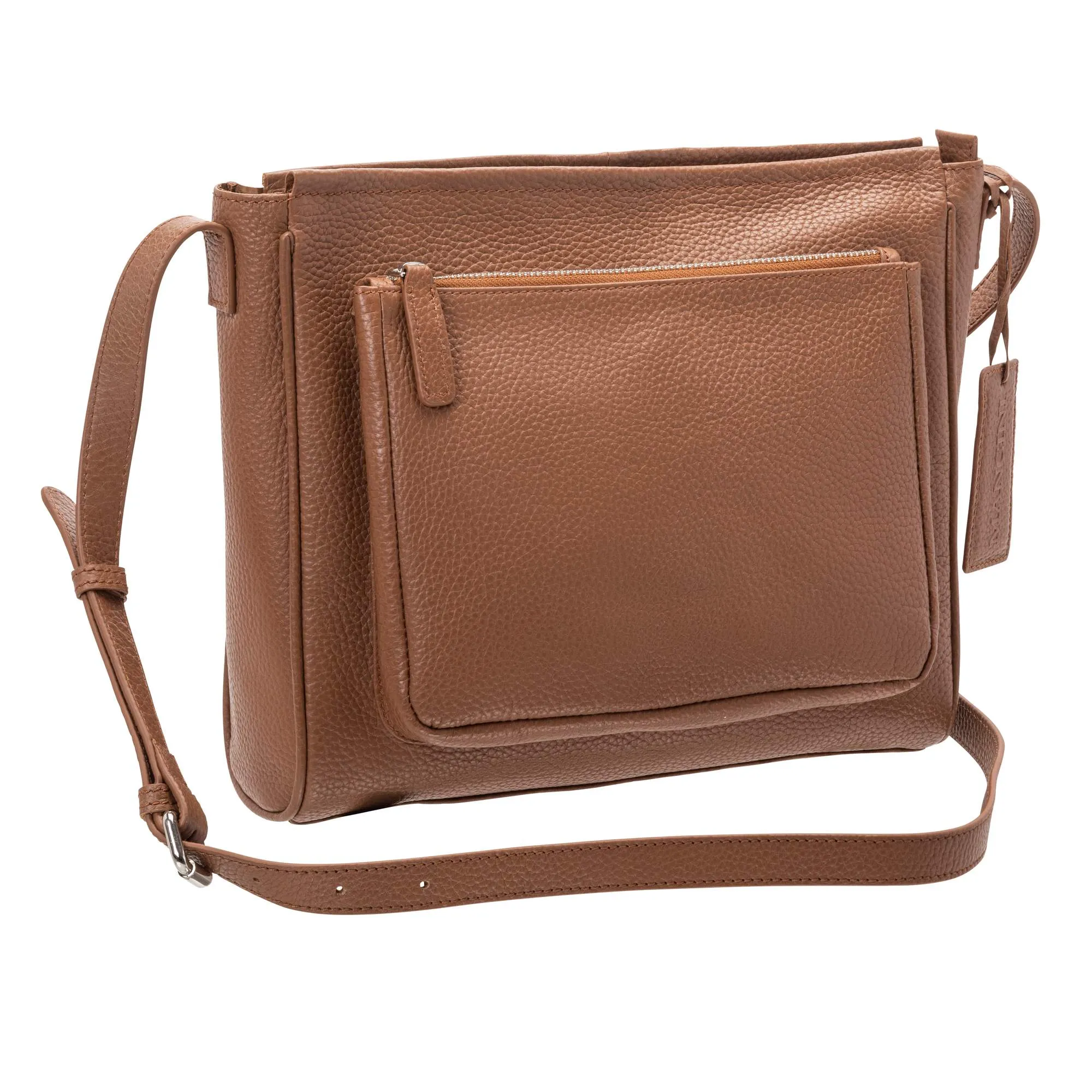 Mancini Pebbled Michelle Crossbody bag