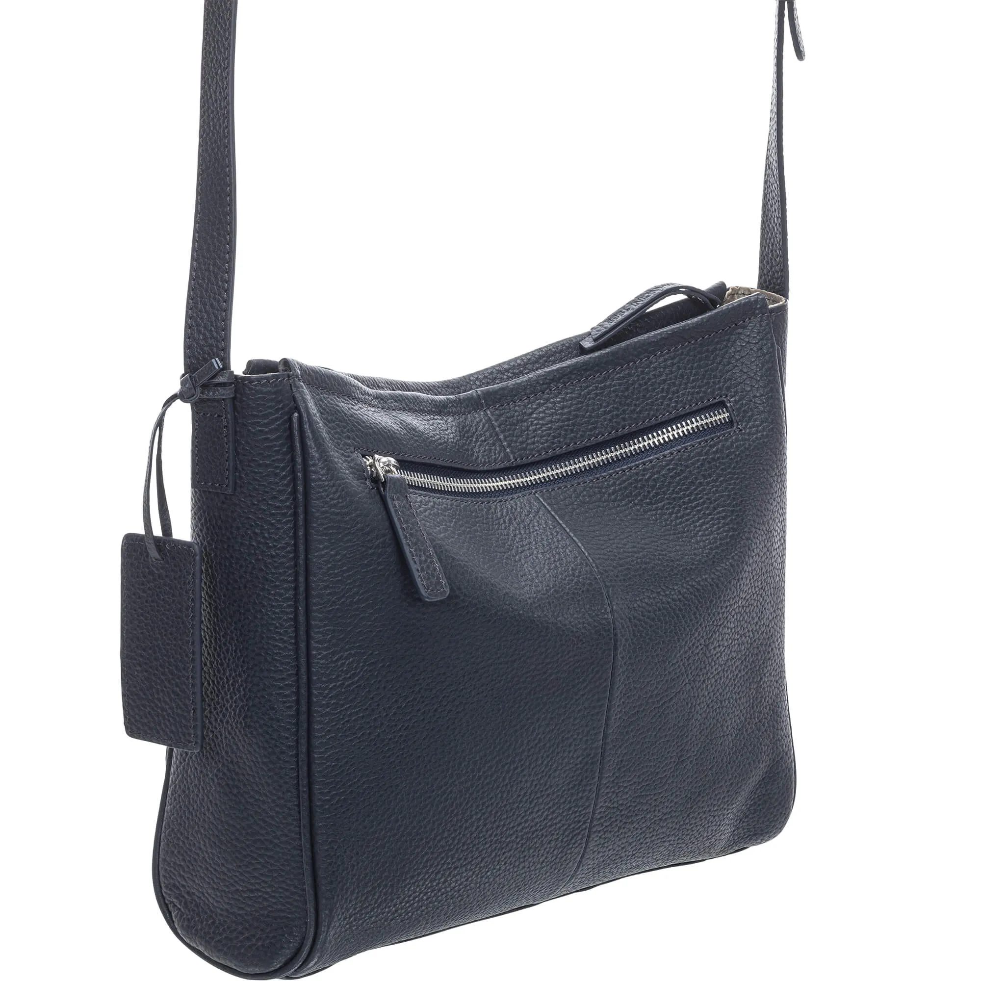 Mancini Pebbled Michelle Crossbody bag
