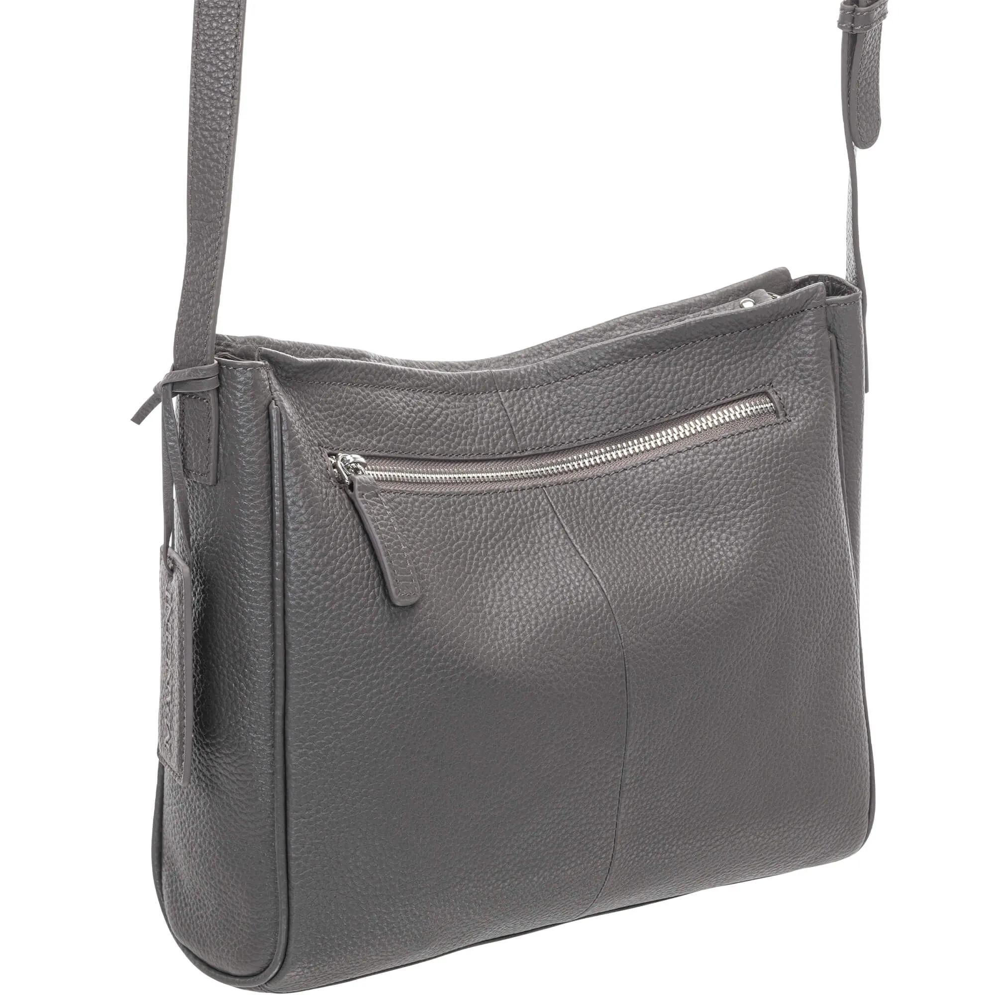 Mancini Pebbled Michelle Crossbody bag