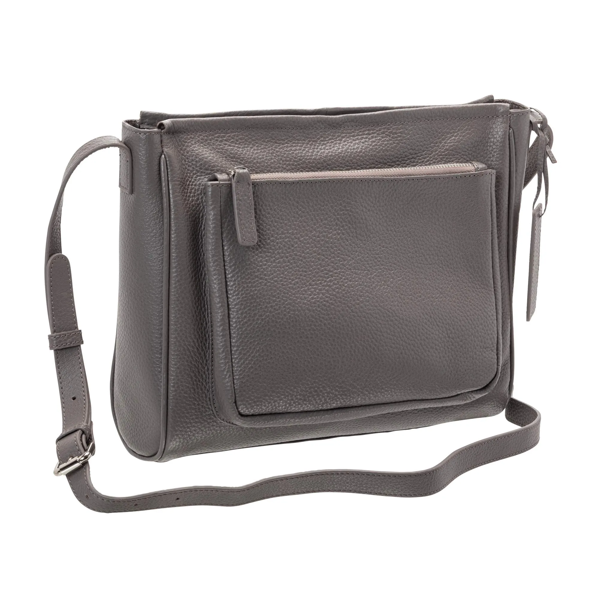 Mancini Pebbled Michelle Crossbody bag