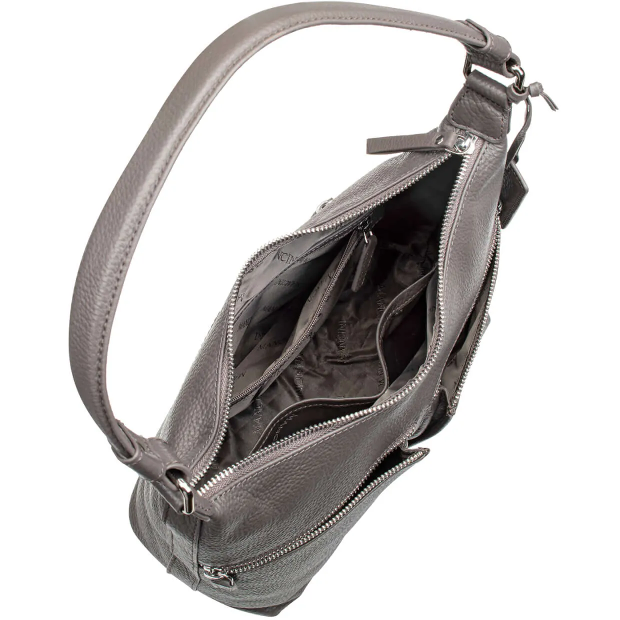 Mancini Pebbled Renne Shoulder Bag