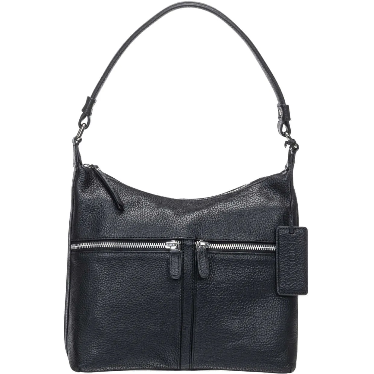 Mancini Pebbled Renne Shoulder Bag