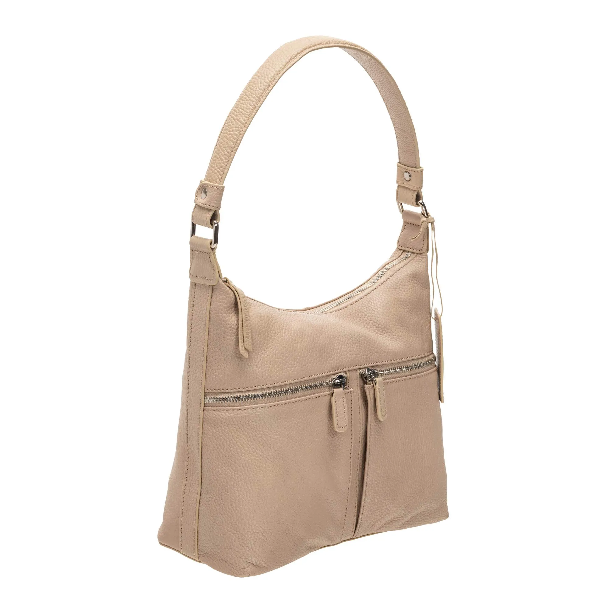 Mancini Pebbled Renne Shoulder Bag