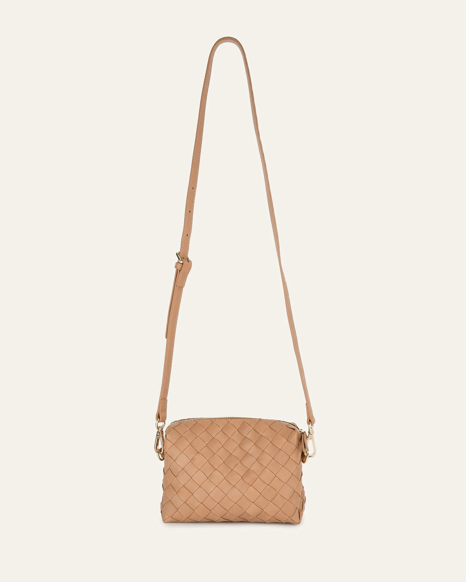 MANUEL CROSSBODY BAG TAN LEATHER