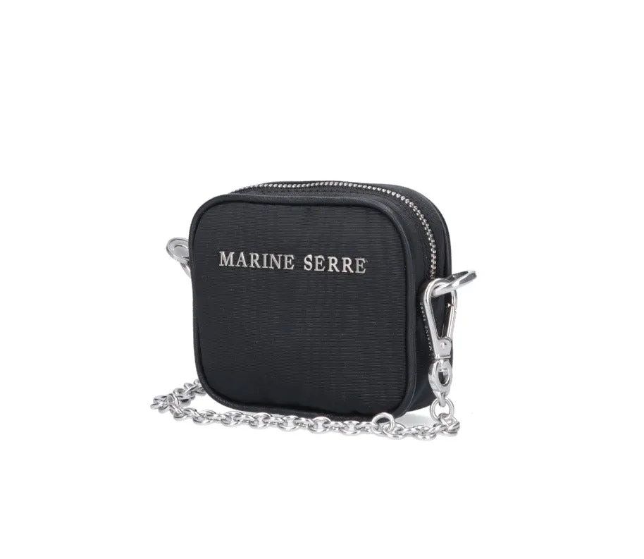 Marine Serre Logo Plaque Chained Pouch