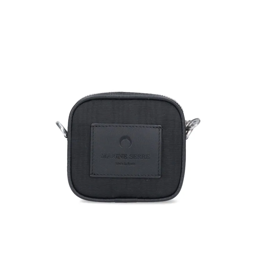 Marine Serre Logo Plaque Chained Pouch