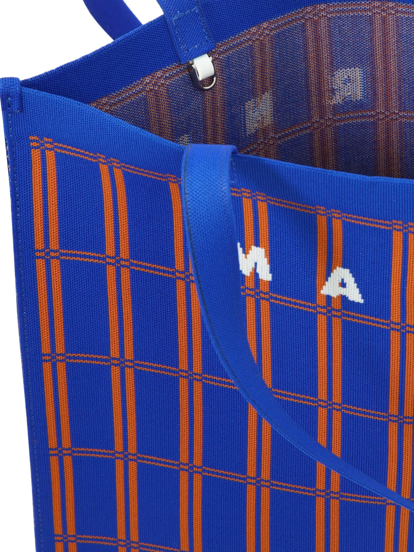 Marni Logo Embroidered Color-Block Tote Bag