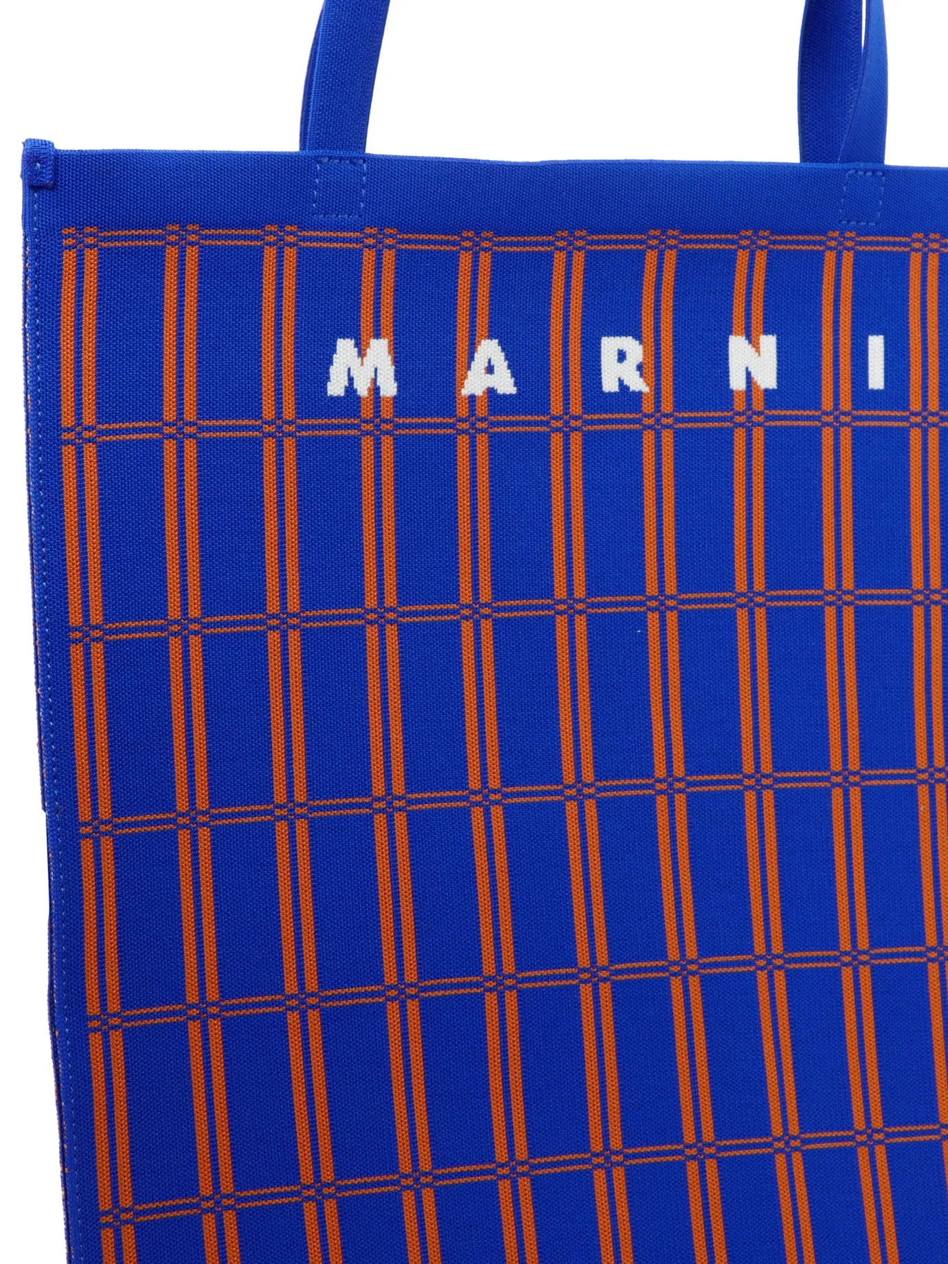 Marni Logo Embroidered Color-Block Tote Bag