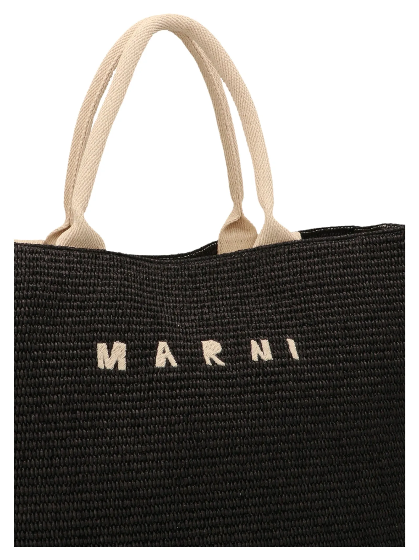 Marni Logo Embroidered Top Handle Bag
