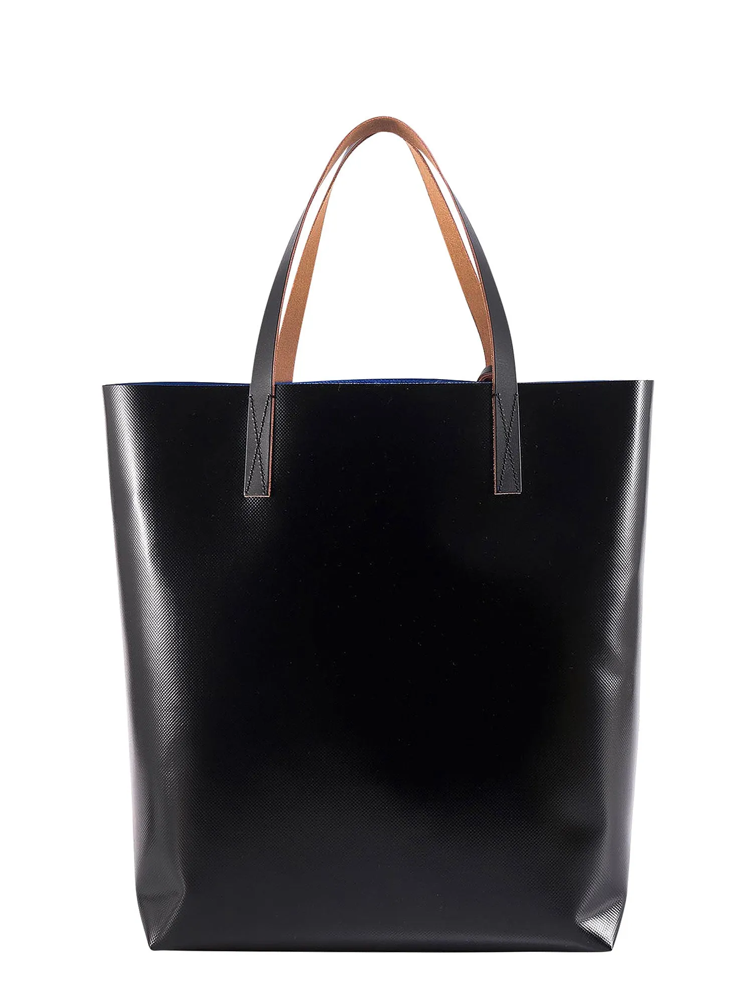 Marni Logo Printed Two-Tone Tote Bag