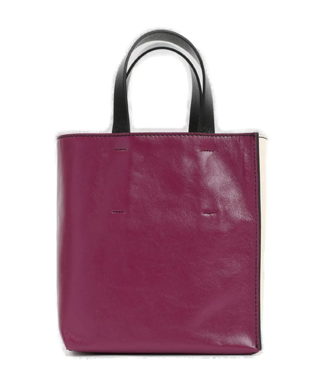 Marni Logo Stamp Two-Tone Tote Bag