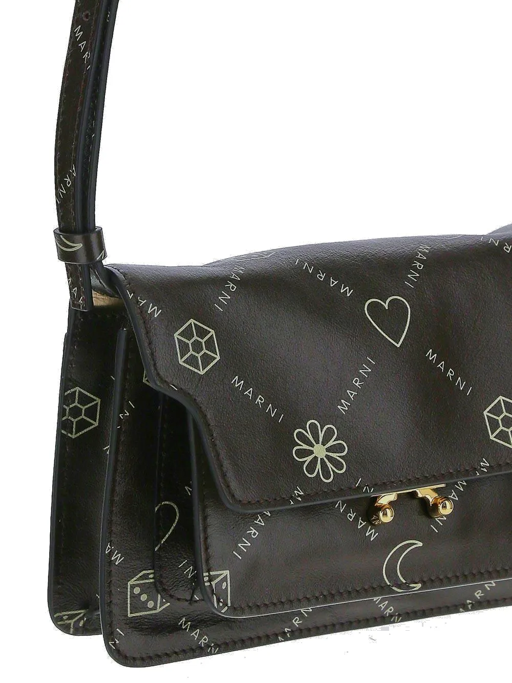 Marni Trunk Soft Jacquard Shoulder Bag