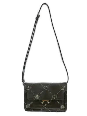 Marni Trunk Soft Jacquard Shoulder Bag