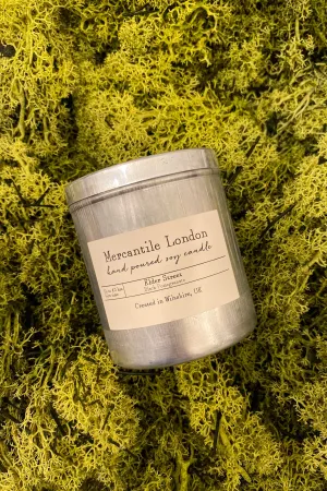 Mercantile London Elder Street Black Pomegranate Tin Candle