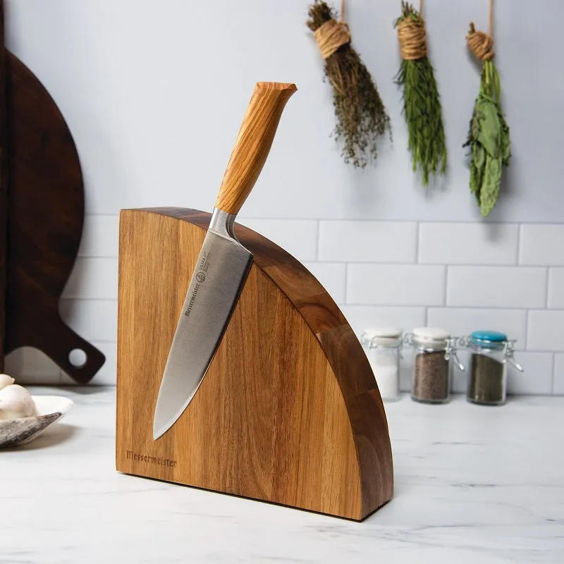 Messermeister Magnetic Quarter-Circle Knife Block