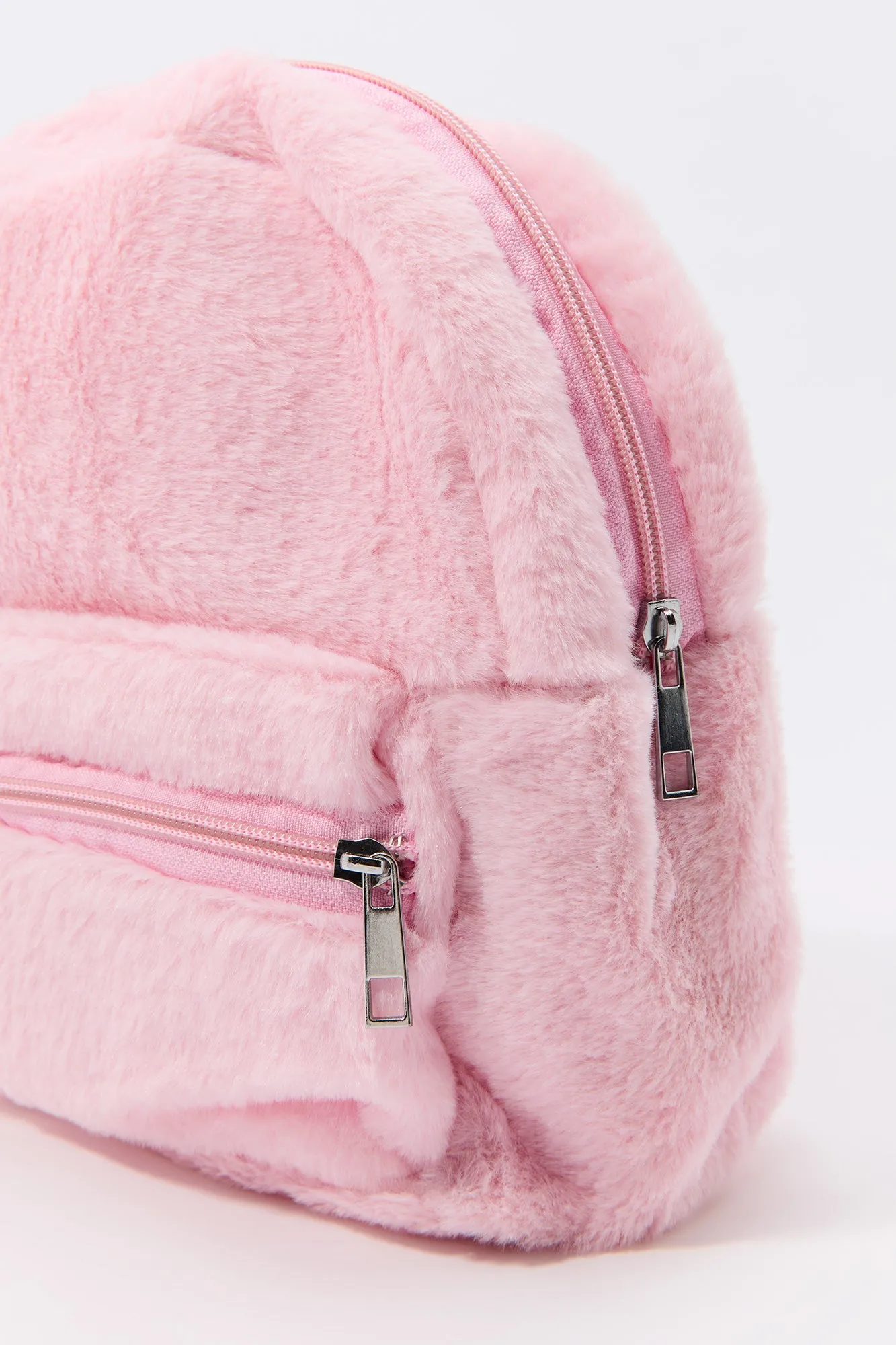 Minisac à dos en similifourrure pour fille