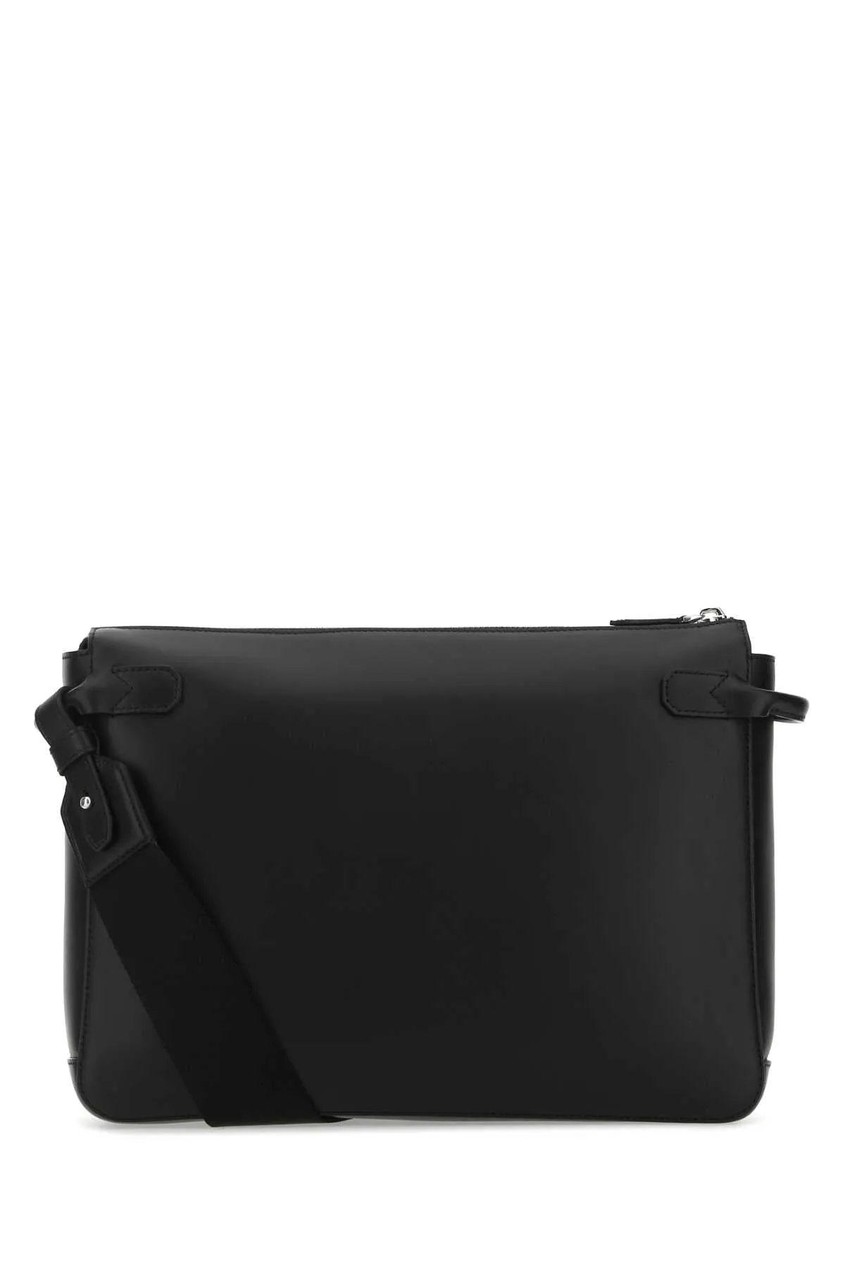 Montblanc Logo Plaque Zip-Up Messenger Bag