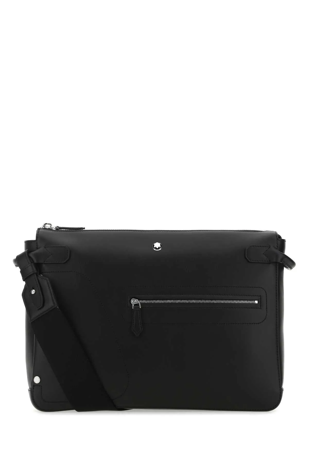Montblanc Logo Plaque Zip-Up Messenger Bag