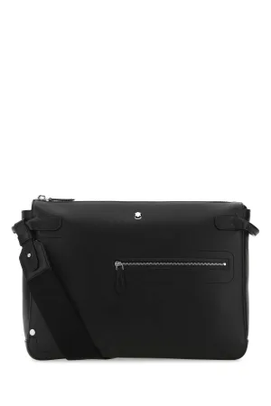 Montblanc Logo Plaque Zip-Up Messenger Bag