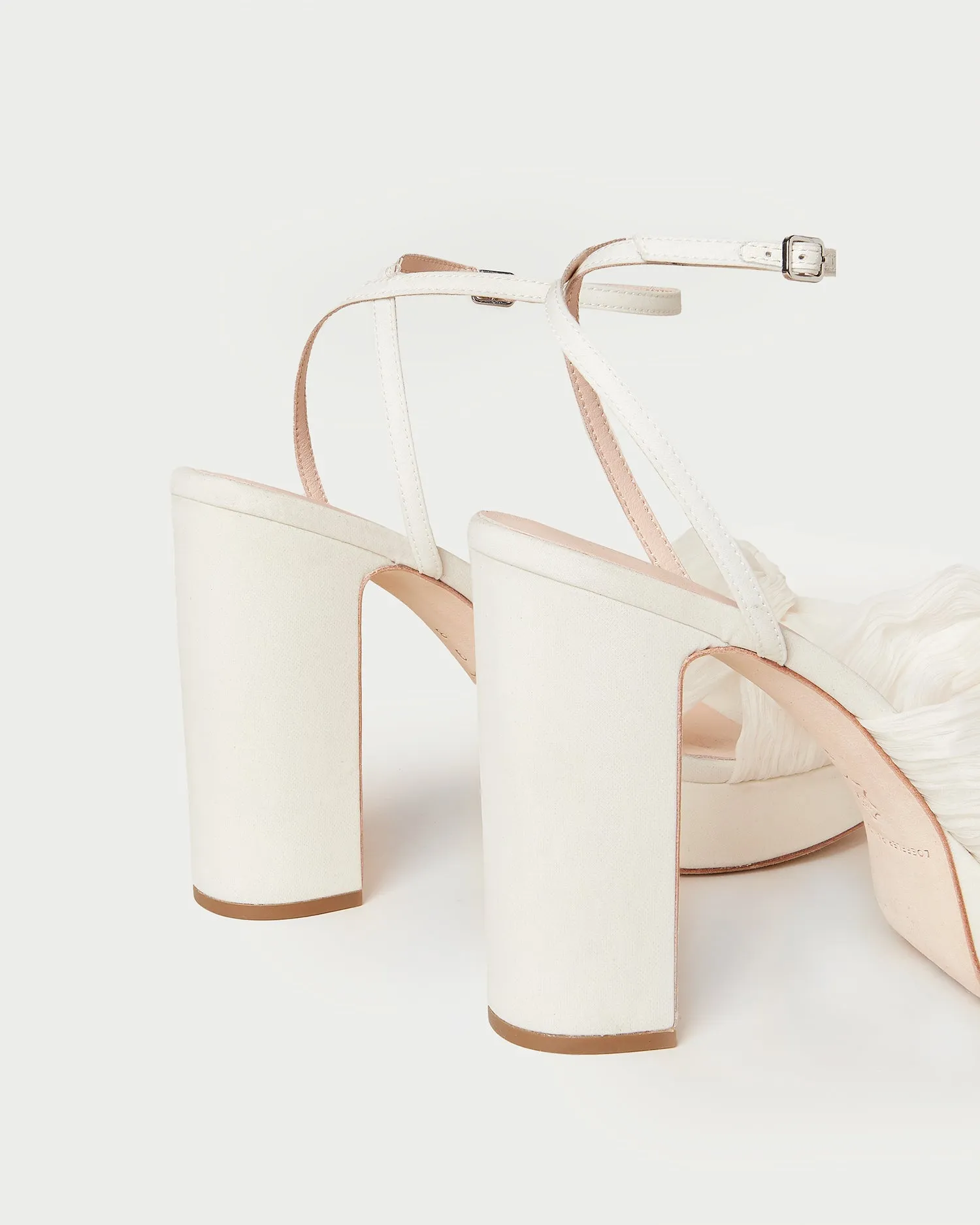 Natalia Pearl Platform Bow Heel