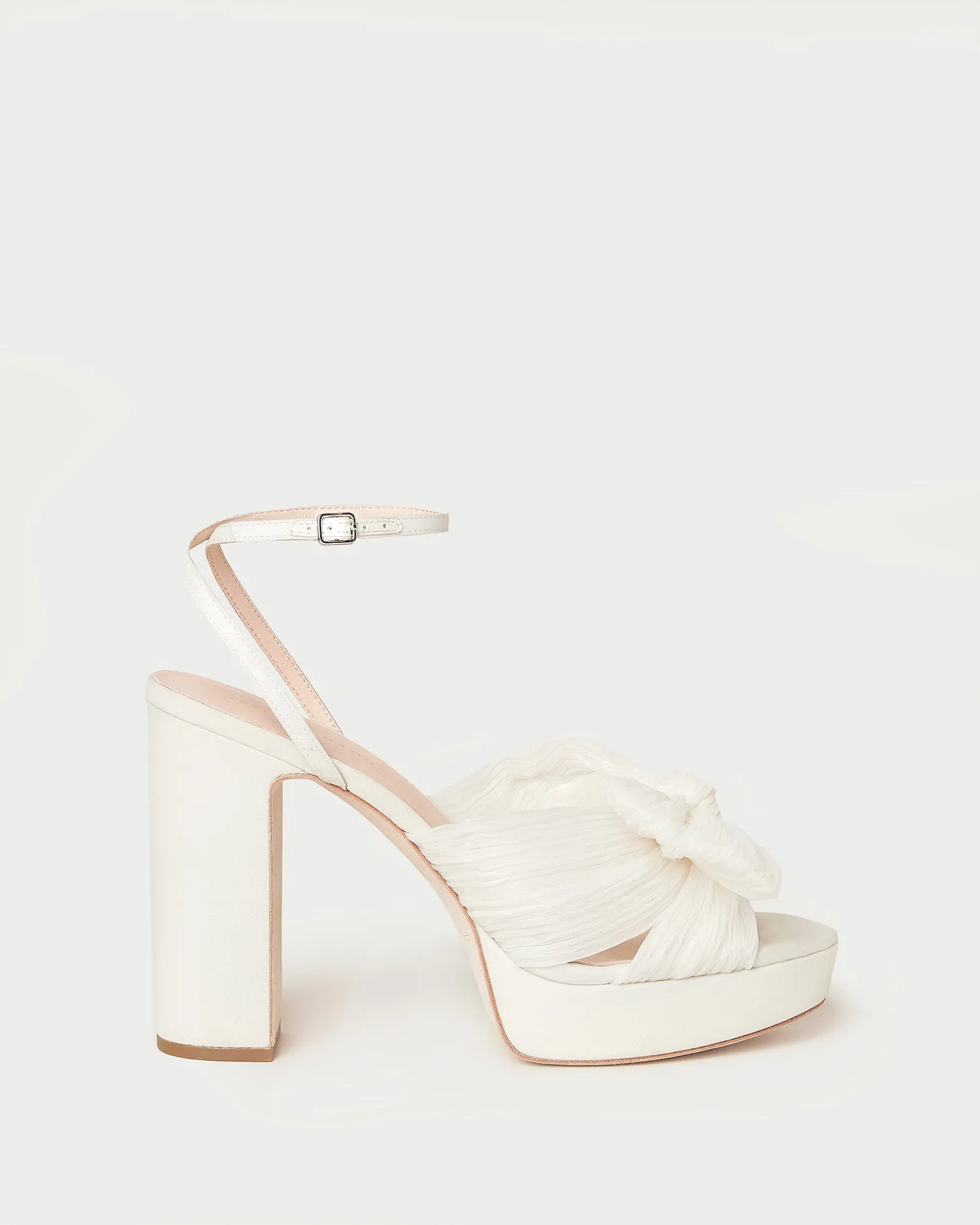 Natalia Pearl Platform Bow Heel